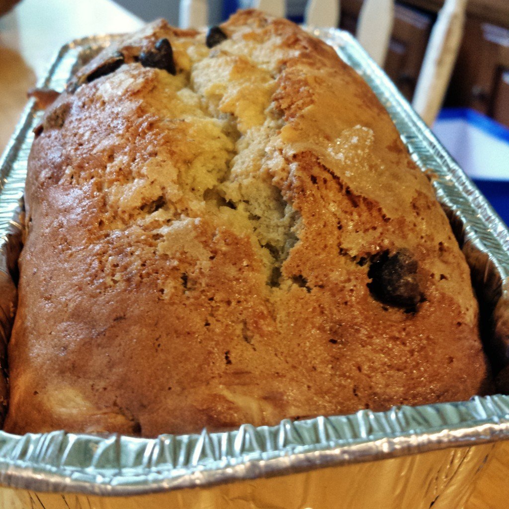 Chocolate Peanut Butter Banana Bread Loaf Recipe